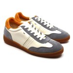 Lorenzi sneaker beige leder 15531